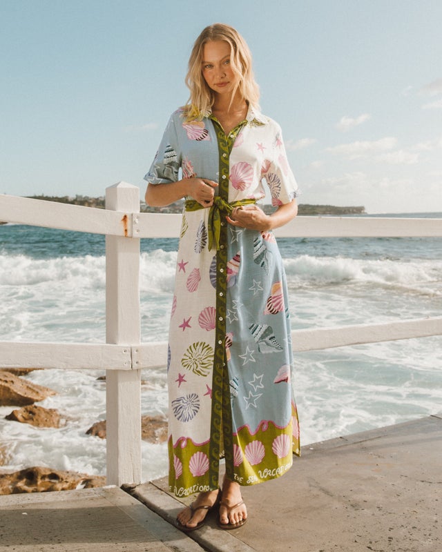 chinese dress ladies Floral Print Long Sleeve Midi Dress Small / Black main image 0